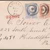 6c pink Lincoln pair on cover