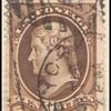 10c brown Jefferson single