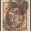 10c brown Jefferson single