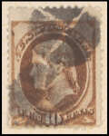 10c brown Jefferson single