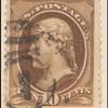 10c brown Jefferson single