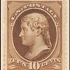 10c brown Jefferson single