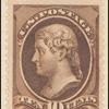 10c brown Jefferson single