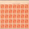 3c vermilion Washington imprint block