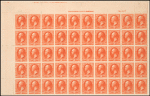 3c vermilion Washington imprint block