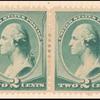 2c green Washington pair