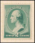 2c green Washington single