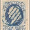1c dark ultramarine Franklin single