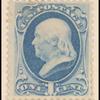 1c dark ultramarine Franklin single
