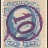 1c dark ultramarine Franklin single