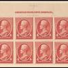 4c carmine Jackson imprint block