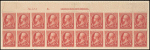 4c carmine Jackson imprint block
