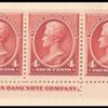 4c carmine Jackson imprint strip