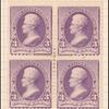 3c purple Jackson block of four