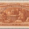 30c orange brown Columbus at La Rabida Specimen single