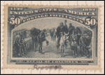 50c slate blue Recall of Columbus Specimen single