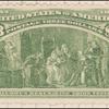 $3 yellow green Columbus Describing His Third Voyage Specimen single