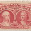 $4 crimson lake Queen Isabella & Columbus Specimen single