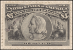 $5 black Columbus Specimen single