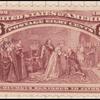 8c magenta Columbus Restored to Favor Specimen single