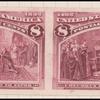 8c magenta Columbus Restored to Favorimperforate pair