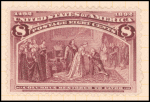 8c magenta Columbus Restored to Favor single