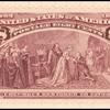 8c magenta Columbus Restored to Favor single