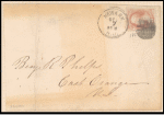6c pink Lincoln single on cover