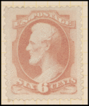 6c pink Lincoln block of four