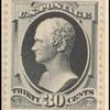 30c greenish black Alexander Hamilton single