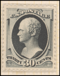 30c greenish black Alexander Hamilton single