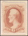 6c dull rose Lincoln single