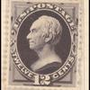 12c blackish purple Henry Clay single