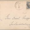 1c gray blue Franklin single on cover