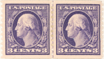 3c violet Washington pair