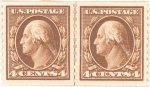 4c brown Washington pair