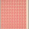 5c carmine Washington error single in full sheet