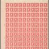 5c carmine Washington error vertical pair in sheet