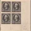 $1 black Perry block of four