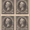$1 black Perry block of four