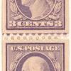 3c violet Washington strip of four