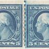 5c blue Washington pair