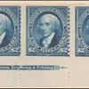 $2 bright blue Madison strip of three