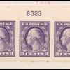 3c violet Washington strip of ten
