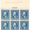 5c blue Washington block of six