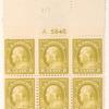 8c olive bister Franklin block of six
