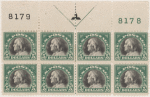 $5 Franklin block of eight