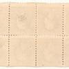 3c violet Washington block of twelve error