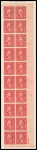 2c carmine Washington block of twenty