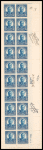 5c dark blue Theodore Roosevelt block of twenty